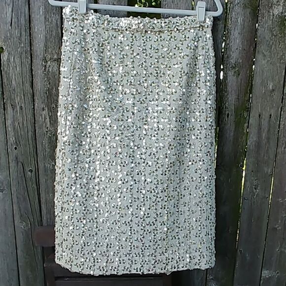 ⭐Host Pick⭐ Vintage Sequin Pencil Skirt - Picture 1 of 4